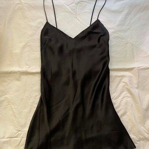 Zara Satin Mini Slip Dress